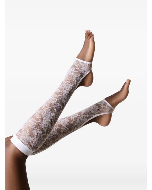 Guêtres Flashback Maison Close en coloris White