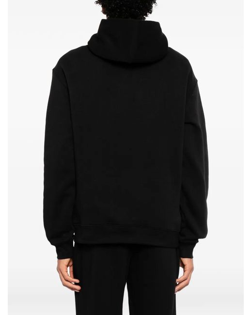 Melt Black Graphic-Print Pouch-Pocket Hoodie for men