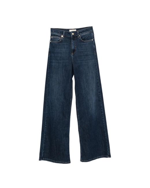 iBlues Blue Lnina Wide-Leg Jeans