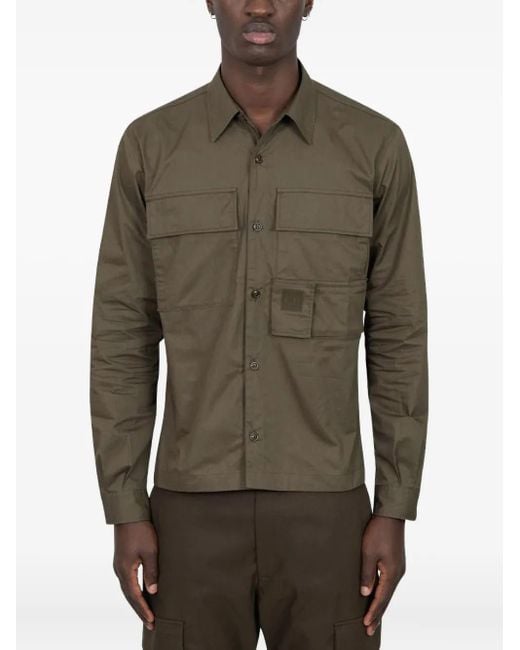 C P Company Hemd mit Brusttaschen in Green für Herren