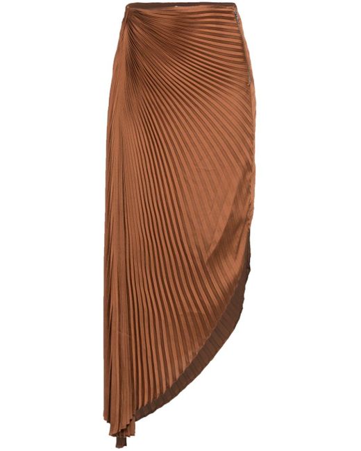Alice + Olivia Brown Odelia Maxi Skirt