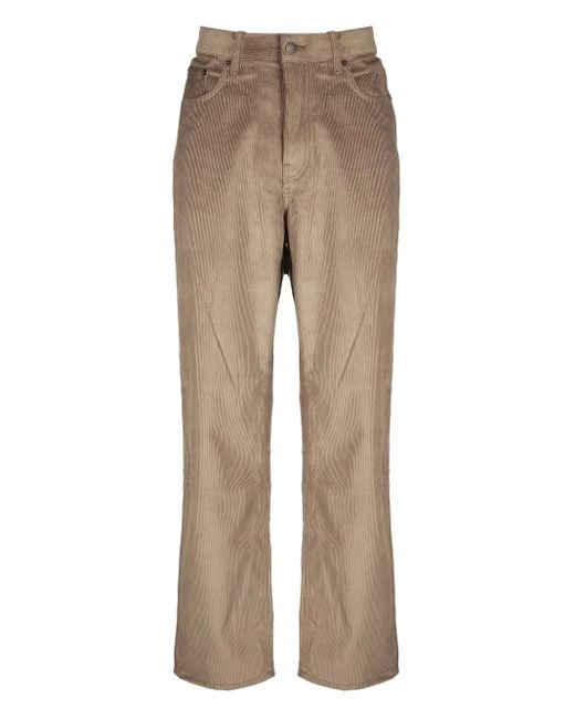 Haikure Natural Corduroy Straight-Leg Trousers for men