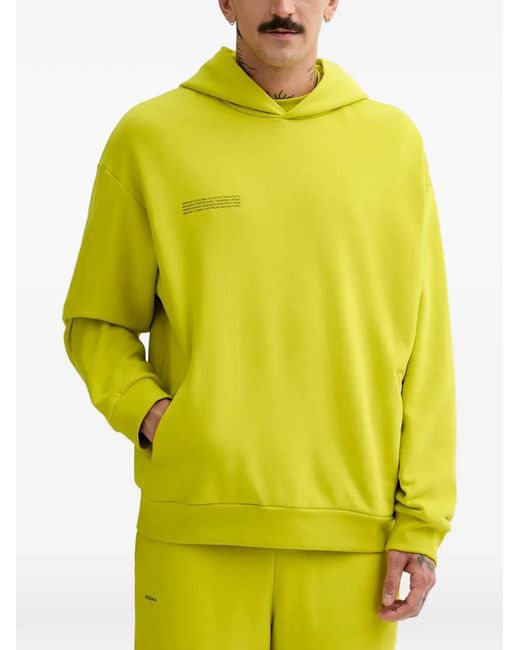 PANGAIA Yellow Hoodie En Coton Biologique