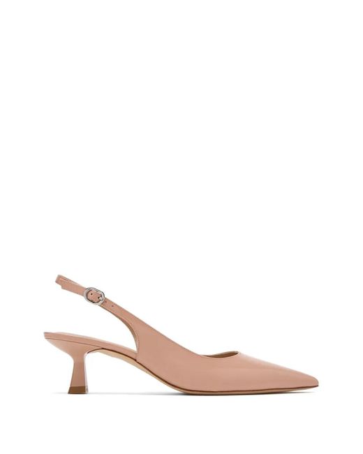 Stuart Weitzman Pink Stuart Slingback-Pumps