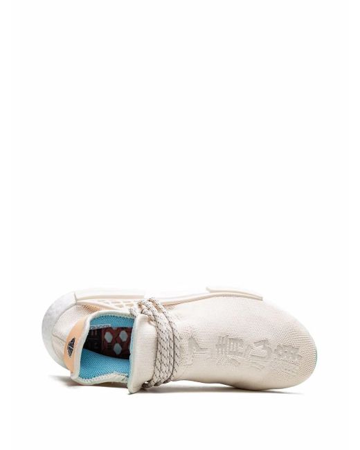 Adidas White X N.E.R.D. Nmd Human Race "20Th Anniversary" Sneakers