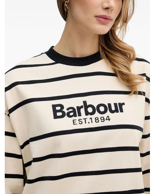 Barbour Natural Maeve Striped Long-Sleeved T-Shirt