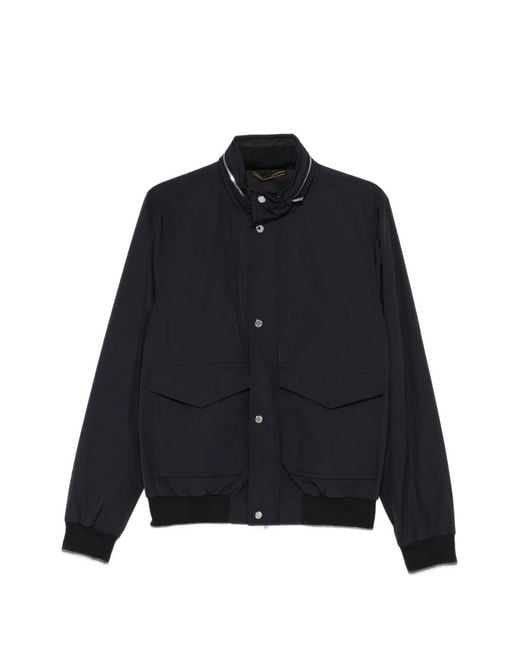 Moorer Blue Pocket Jacket for men