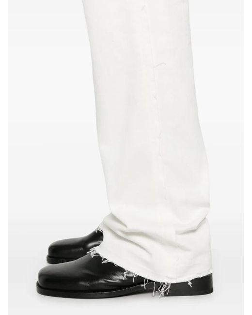 McQueen White Jeans for men