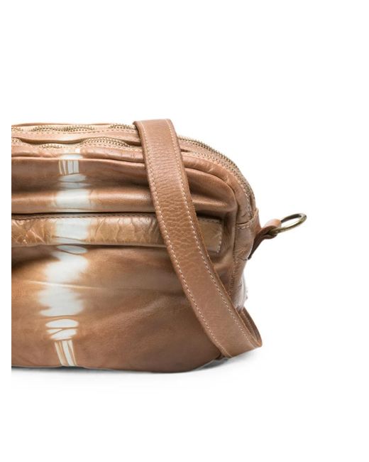 SOMMET Brown Arlo Tie-Dye Cross Body Bag