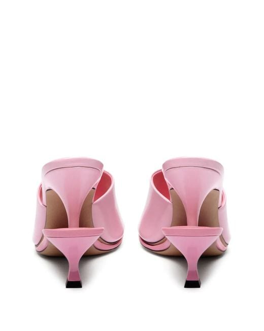 Jacquemus Pink The Double Mules