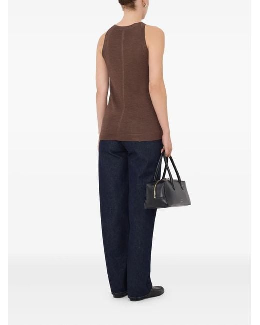 Loulou de Saison Brown Ohana Sleeveless Top