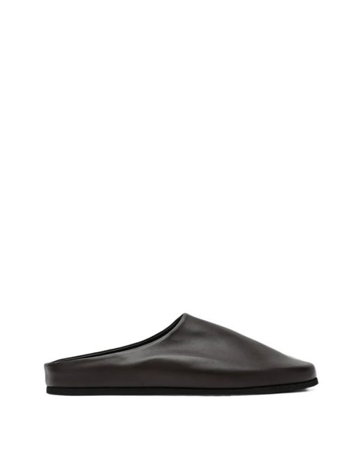 Dear Frances Black Vico Round-Toe Mules