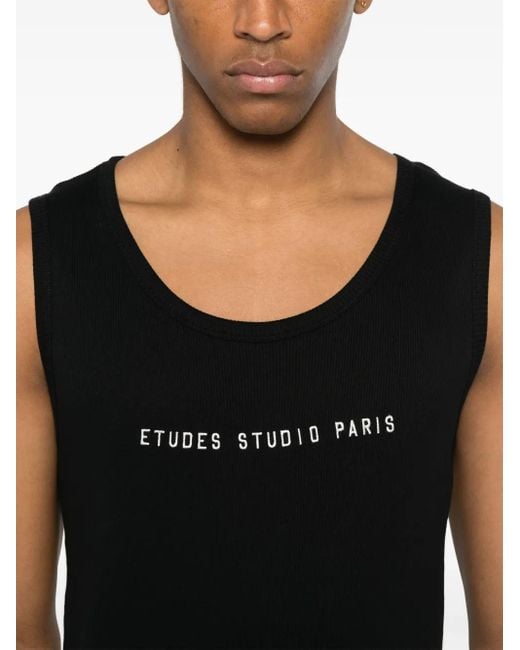 Etudes Studio Études Geribbelde Tanktop in het Black