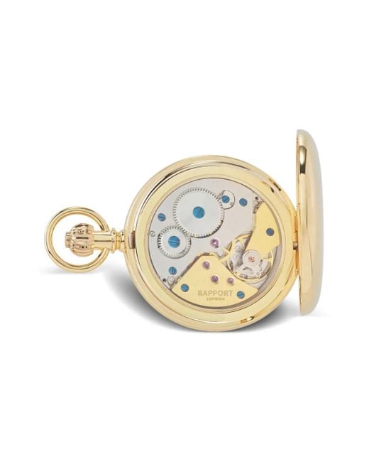 Rapport Metallic Double Hunter Pocket Watch for men