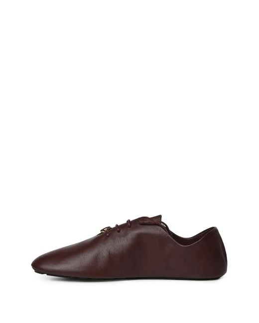 Loewe Brown Pebble Soft Lace-Up