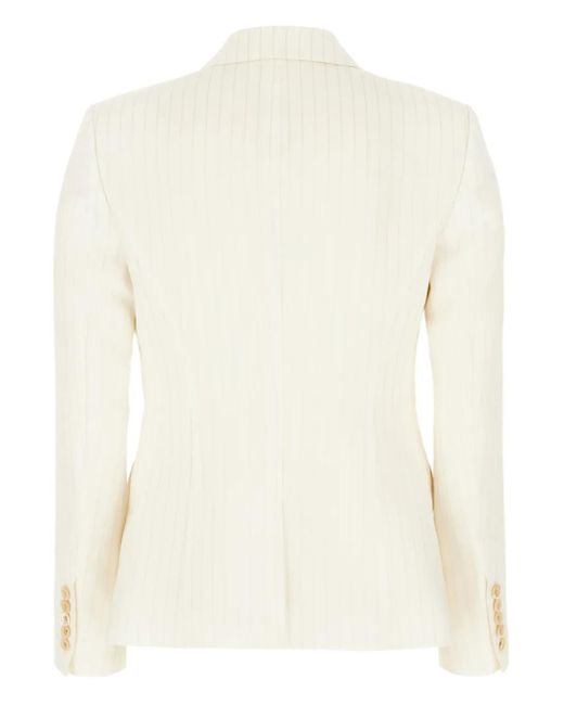 Tom Ford White Striped Blazer