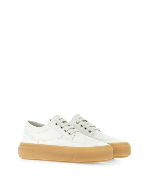 Hogan White Crosswind Sneakers