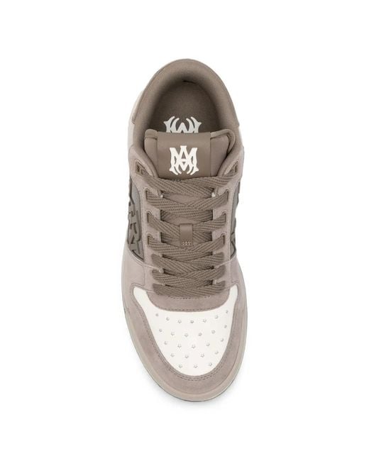 Amiri White Classic Low Logo-Patch Sneakers for men