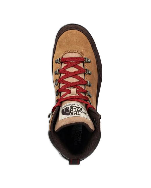 The North Face Brown Lace-Up Hiking Boots for men