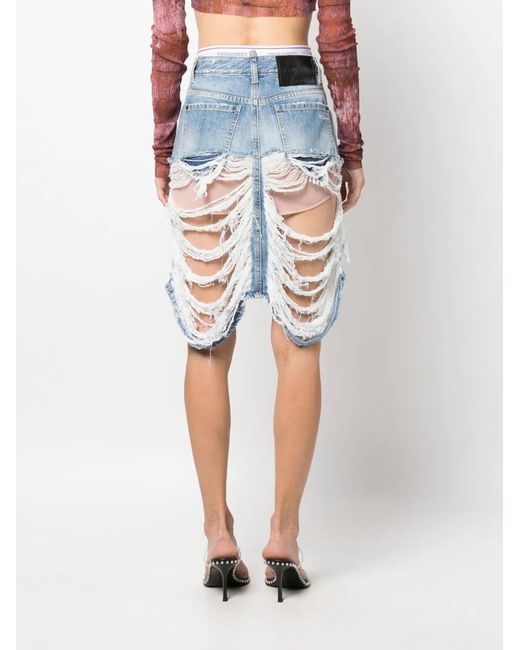 DSquared² Denim Rok in het Blue