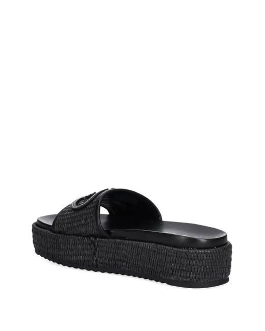 Guess Black 43Mm Lonney Woven Espadrilles