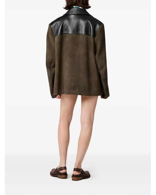 Miu Miu Black Suede Jacket