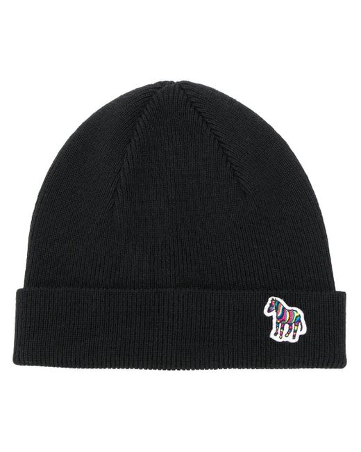 Berretto con applicazionePS by Paul Smith in Lana da Uomo colore Nero - Lyst