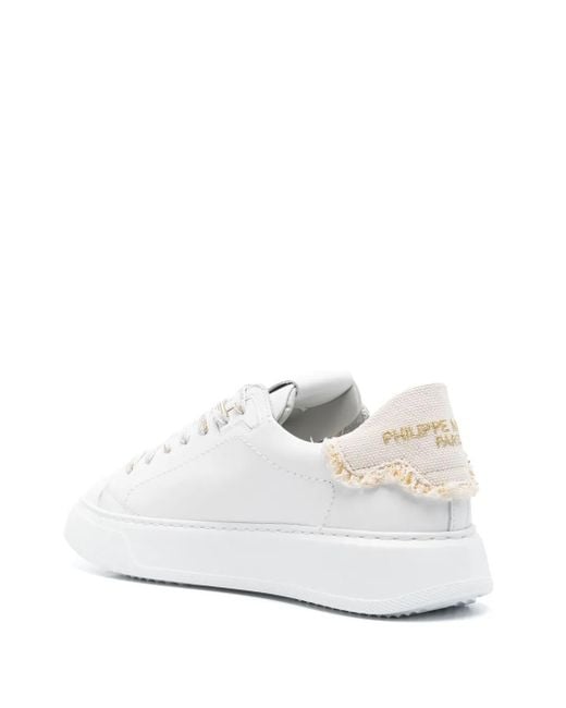 Philippe Model White Temple Sneakers