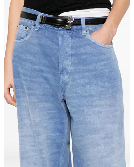Haikure Blue Button Jeans