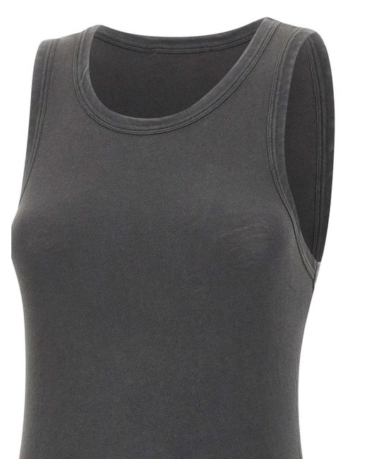 Entire studios Gray Round-Neck Tank Top