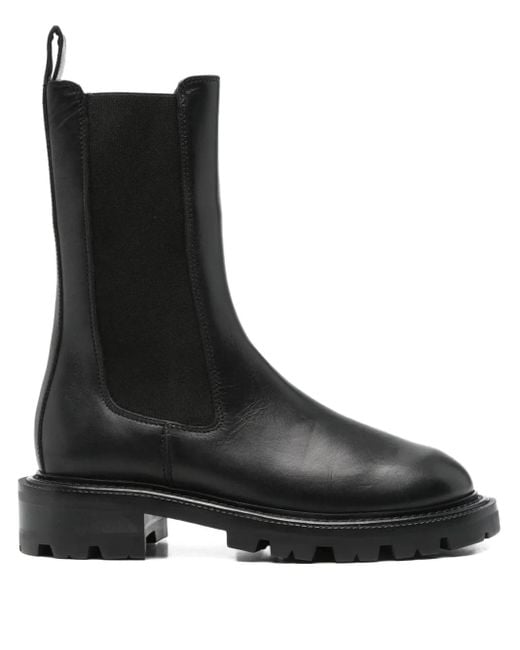 Paris Texas Black 40Mm Elastic-Panelled Round -Toe Boots