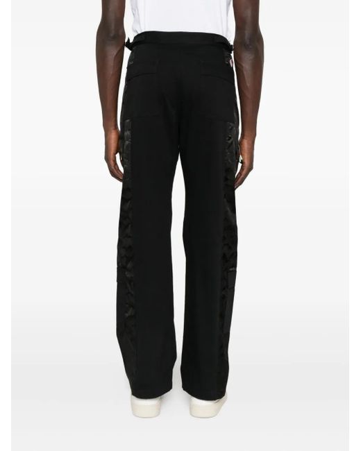 Casablanca Black Mountain-Print Pocket Trousers for men