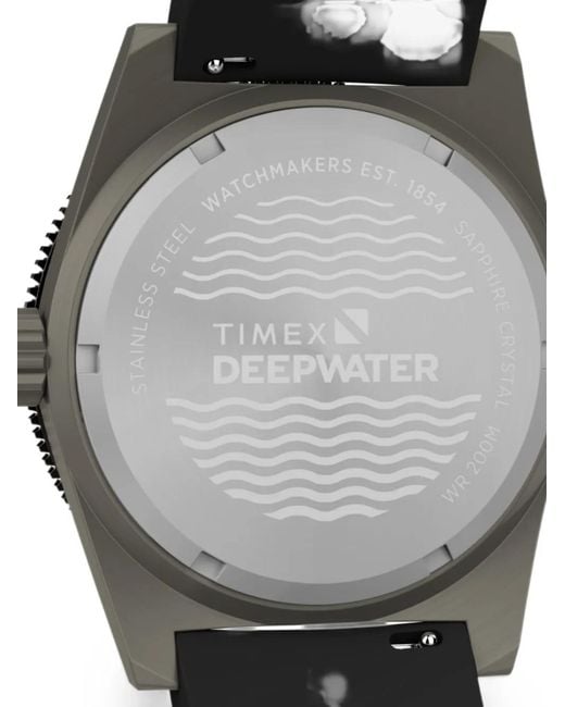 Timex Black Deepwater Reef 41Mm Watch for men