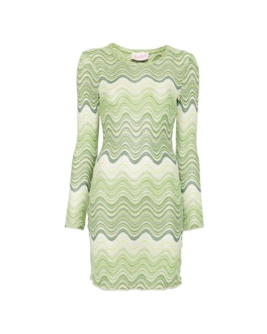 Mc2 Saint Barth Green Imany Mini Dress