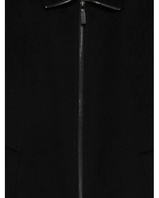 Grayed Black Zip-Up Jacket for men