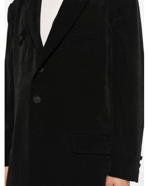 Yohji Yamamoto Black Single-breasted Blazer for men