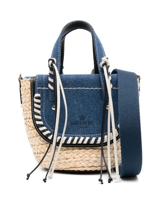 CUBA LAB Blue Habanera Bucket Bag