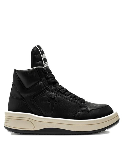 Converse Black X Rick Owens Drkshdw Star High-Top Sneakers