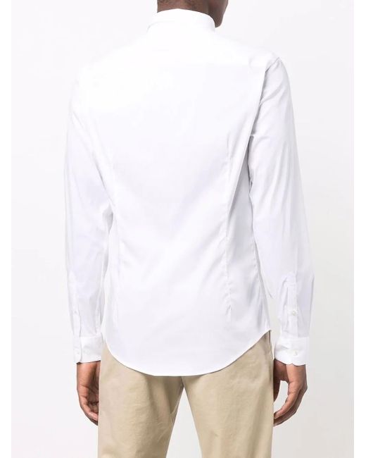 Emporio Armani White Cotton Shirt for men