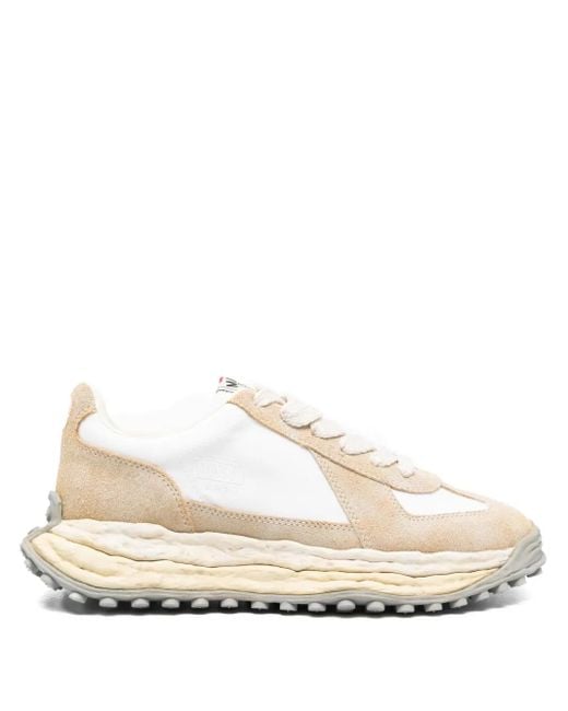 Maison Mihara Yasuhiro Natural Paneled-Design Sneakers