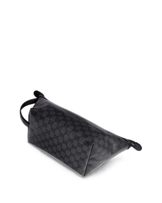 Gucci Black Gg Supreme Toiletry Case for men