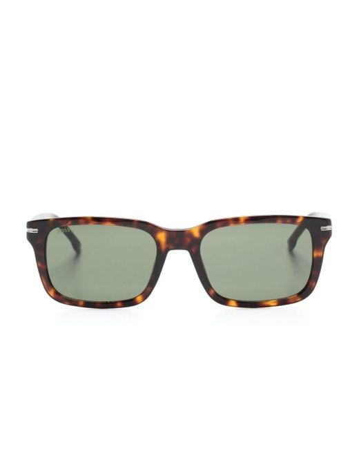 Boss Green Rectangle-frame Sunglasses for men