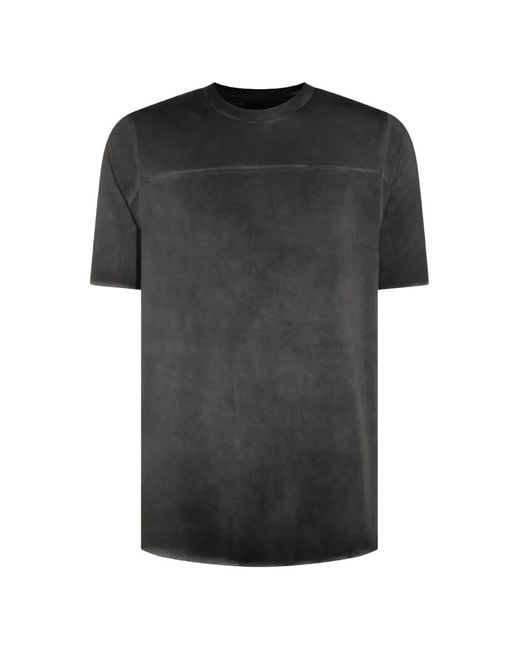 Thom Krom Black Exposed-Seam T-Shirt for men