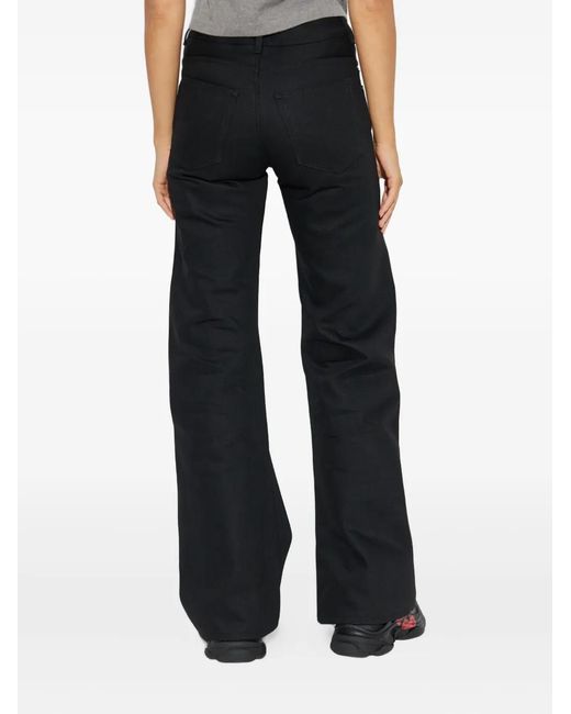 Balenciaga Black Belt-Loops Trousers