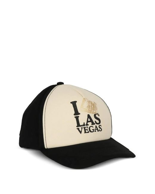 Palm Angels Black Logo Hat for men
