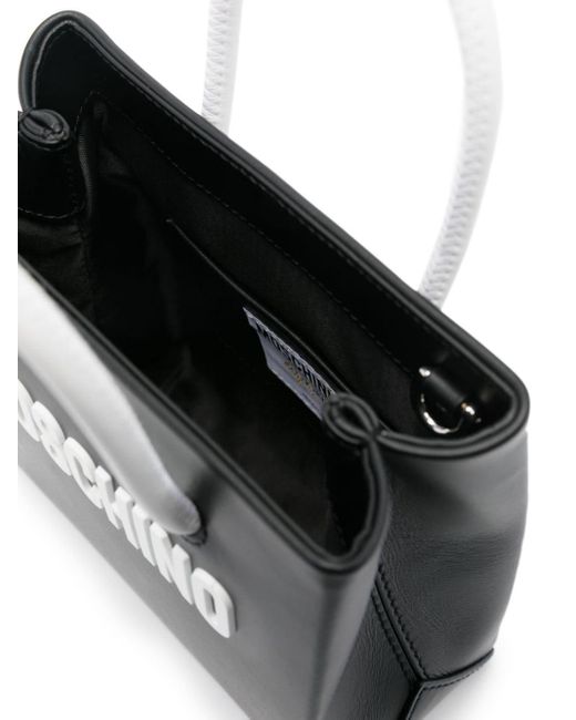 Moschino Black Mini Handtasche mit Logo