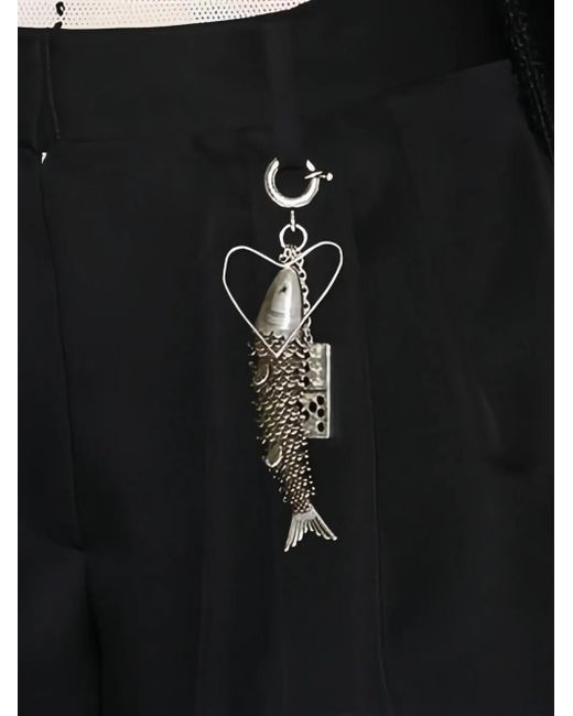 Isabel Marant White Fish Domino Keyring