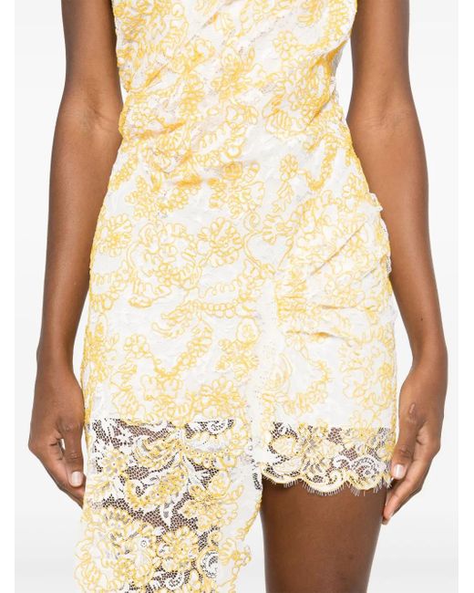 Christopher Esber White Floating Mini Dress