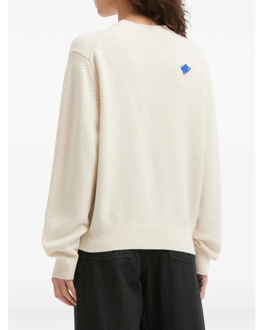 Adererror White Logo-Patch Sweater