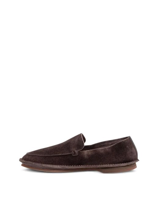 Premiata Brown Suede Loafers for men
